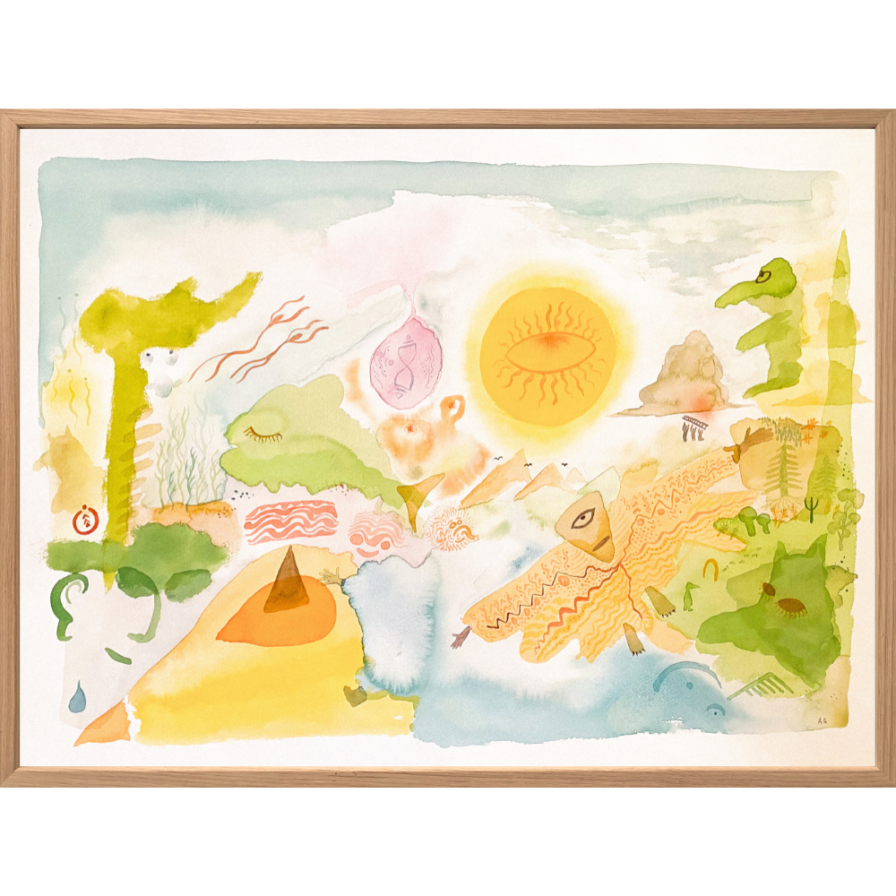 Watercolor on paper (XL3)