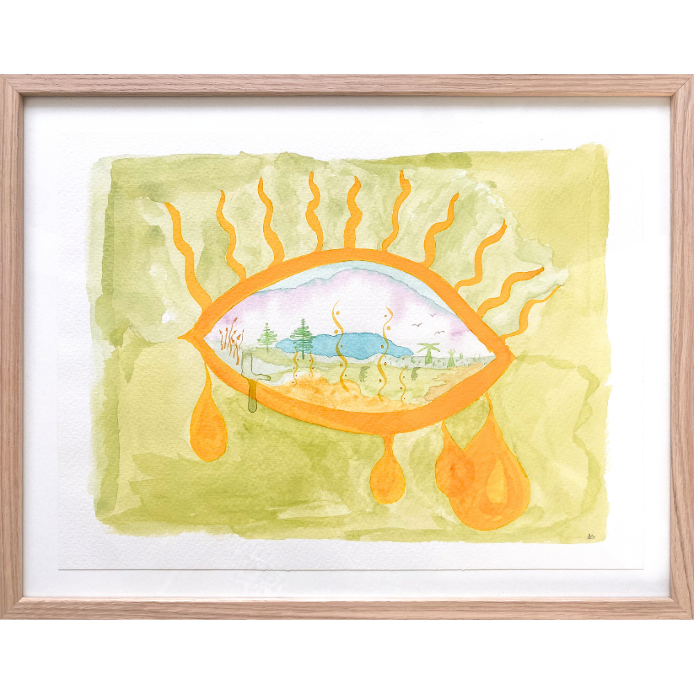 Watercolor on paper (M4)