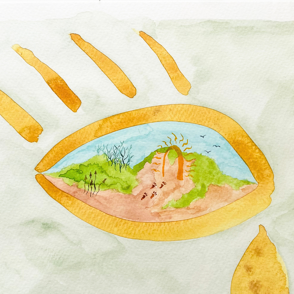 Watercolor on paper (M3)