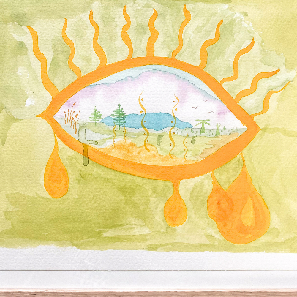 Watercolor on paper (M4)