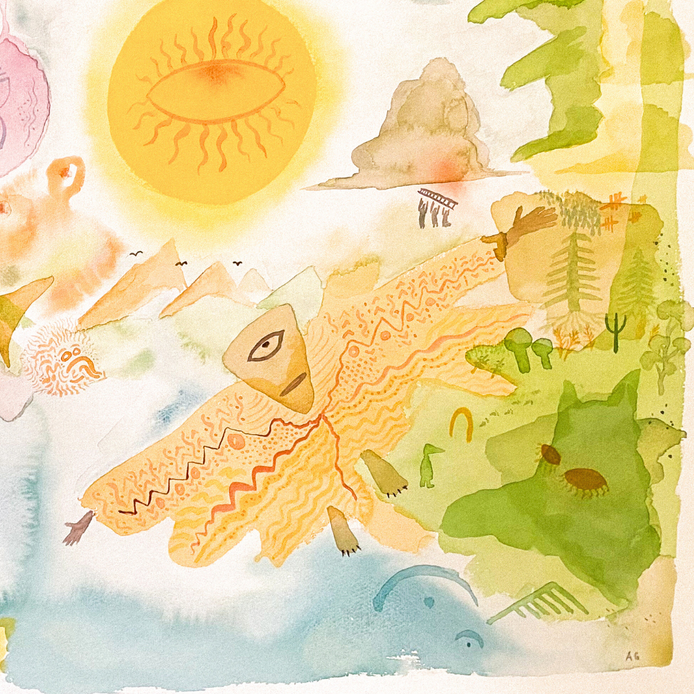 Watercolor on paper (XL3)