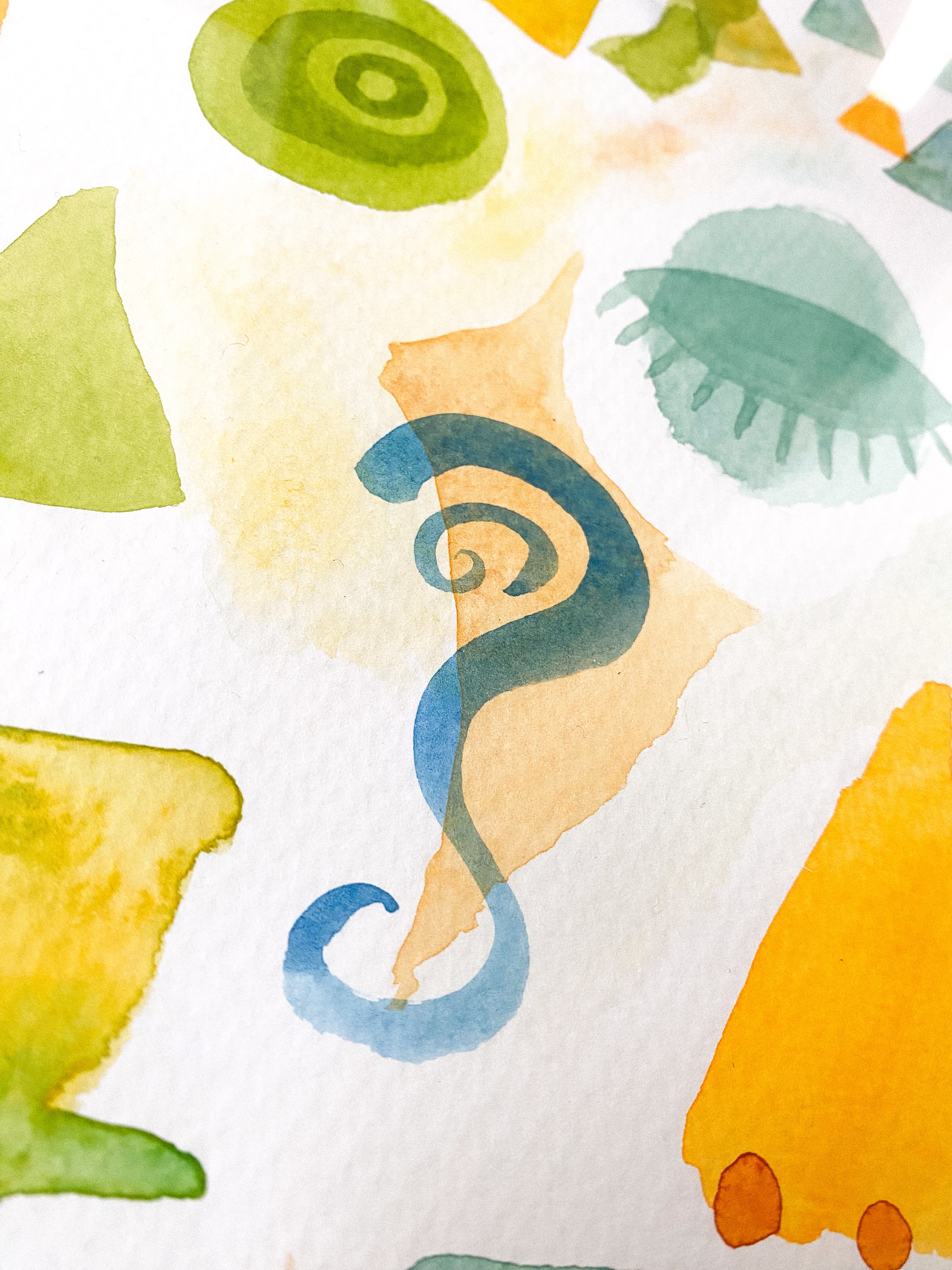 Watercolor on paper (M5)