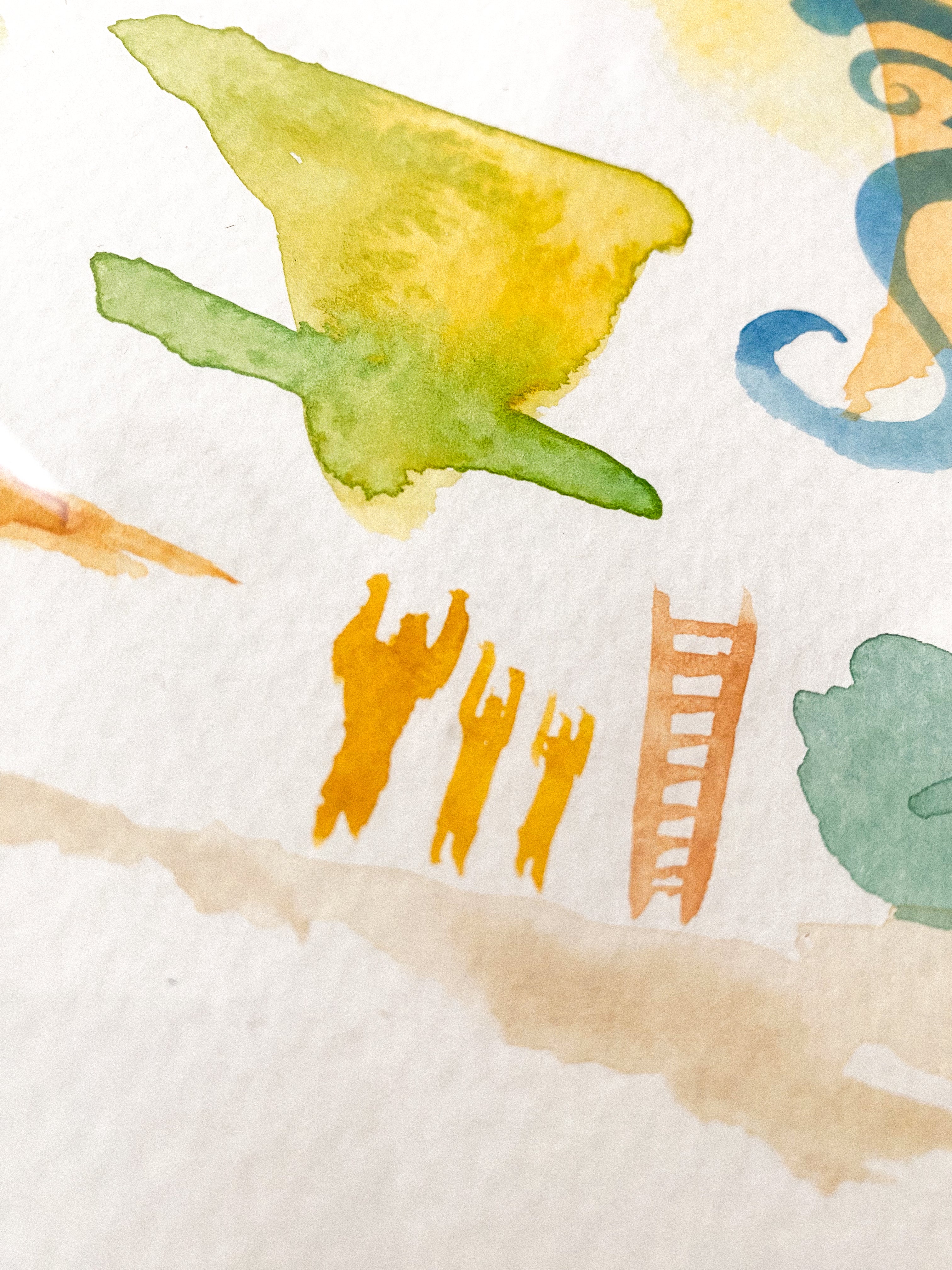 Watercolor on paper (M5)