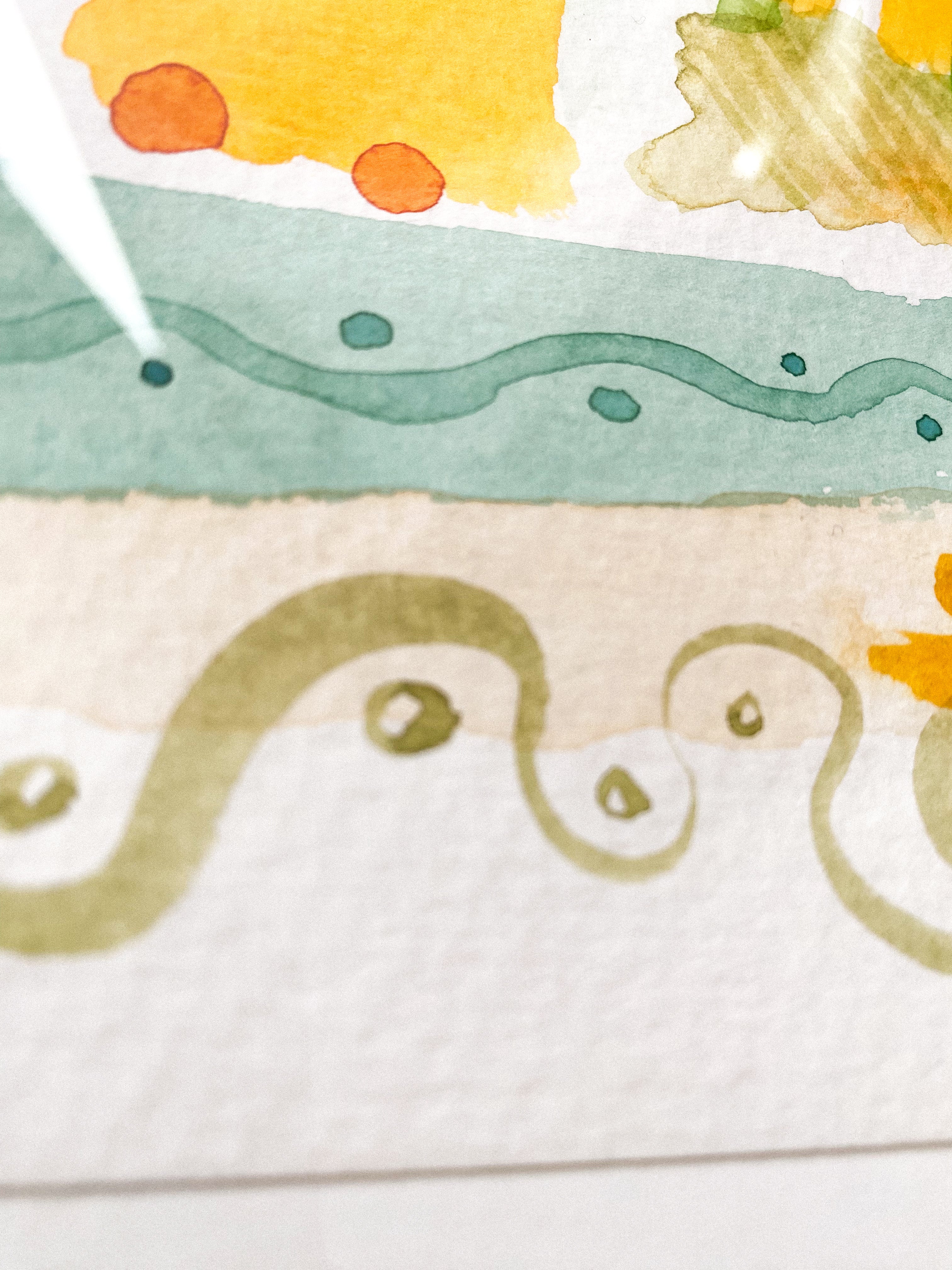 Watercolor on paper (M5)