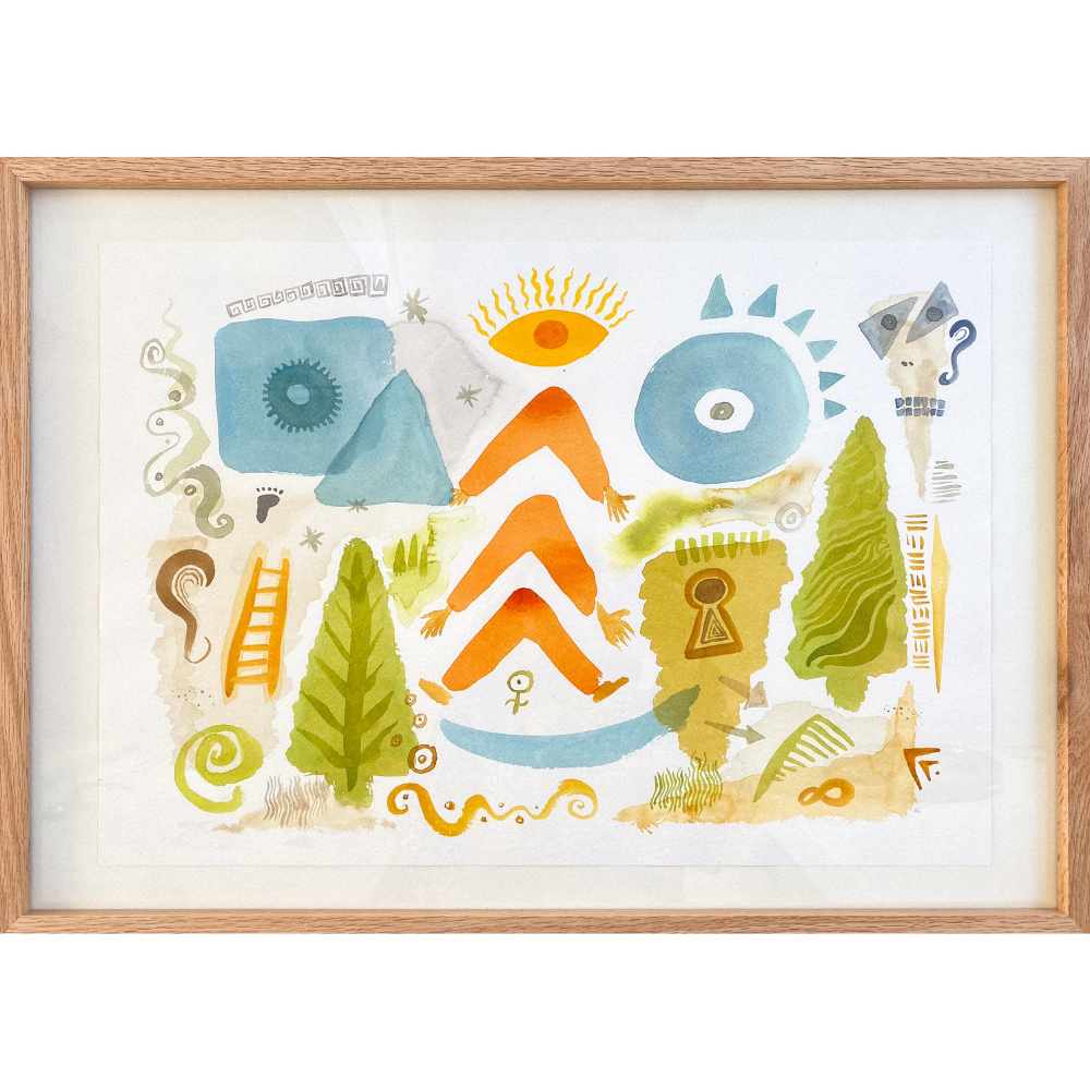 Watercolor on paper (L3)