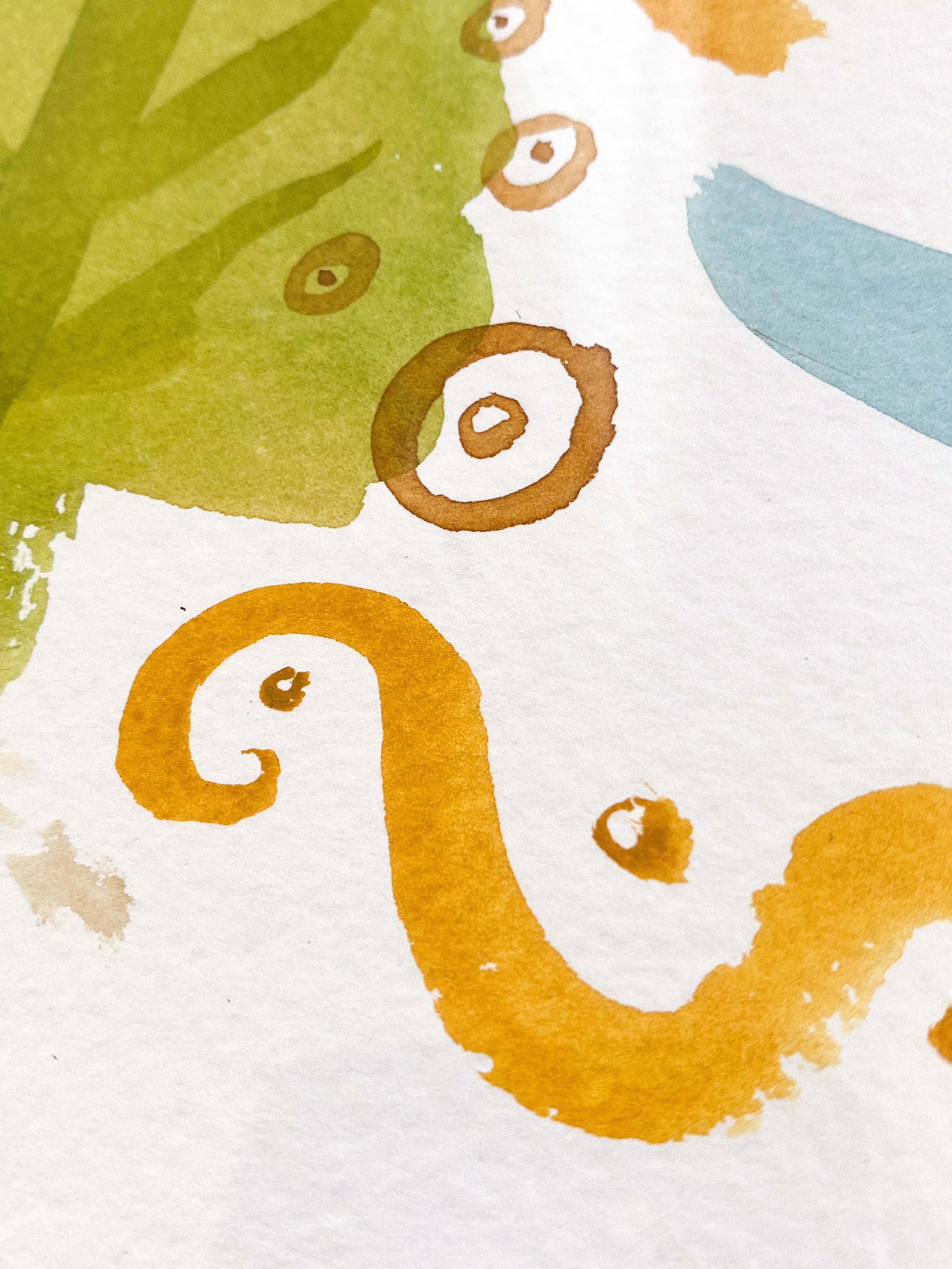 Watercolor on paper (L3)