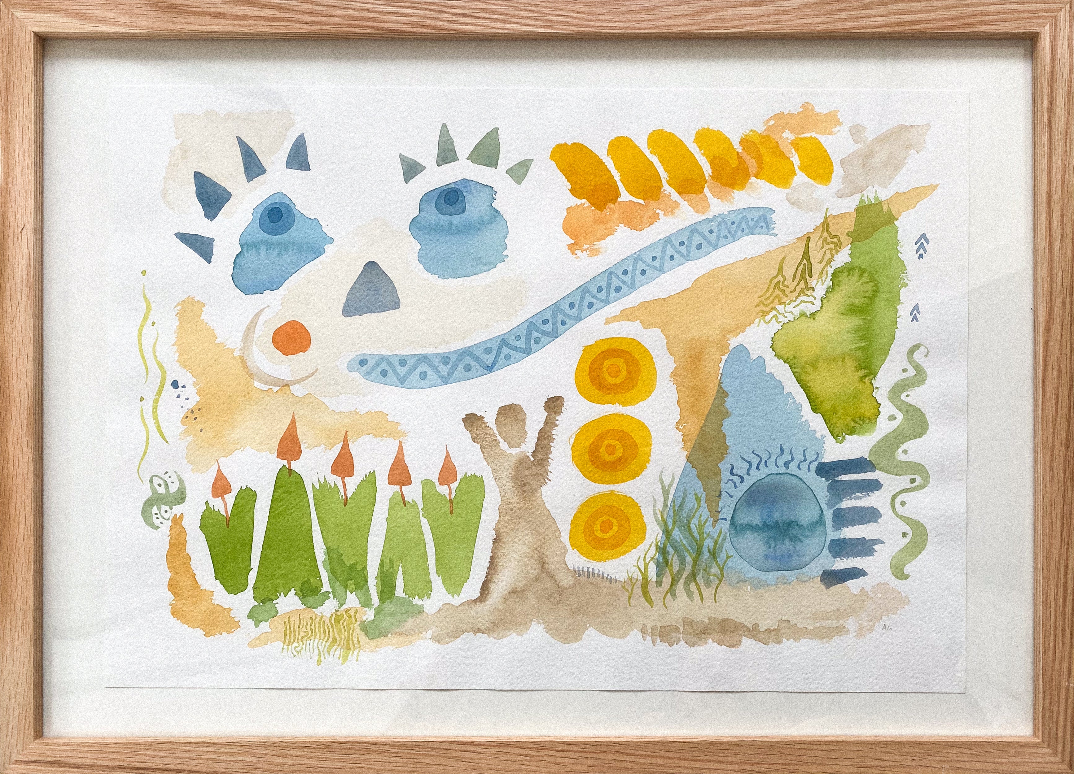 Watercolor on paper (L4)