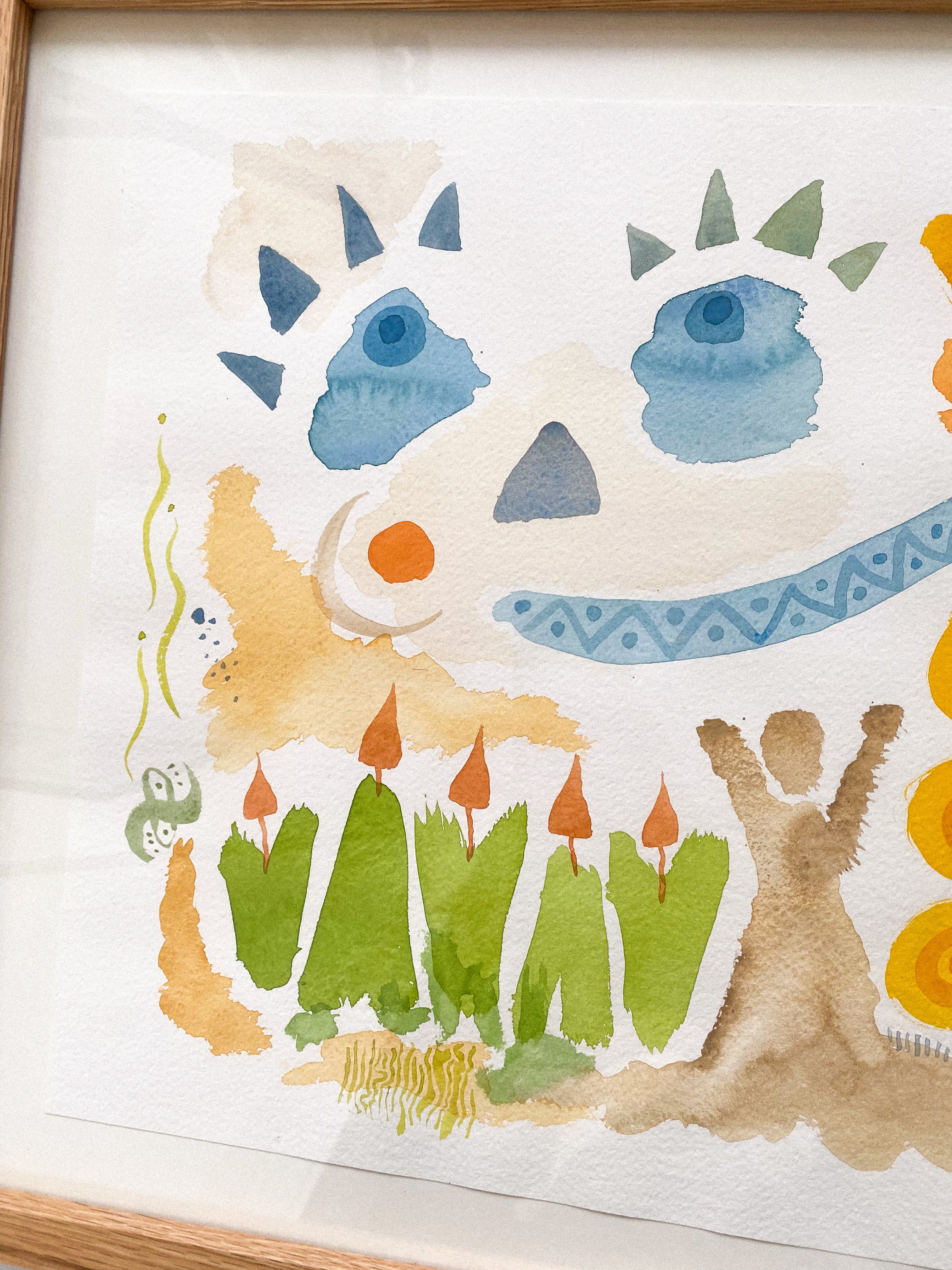 Watercolor on paper (L4)