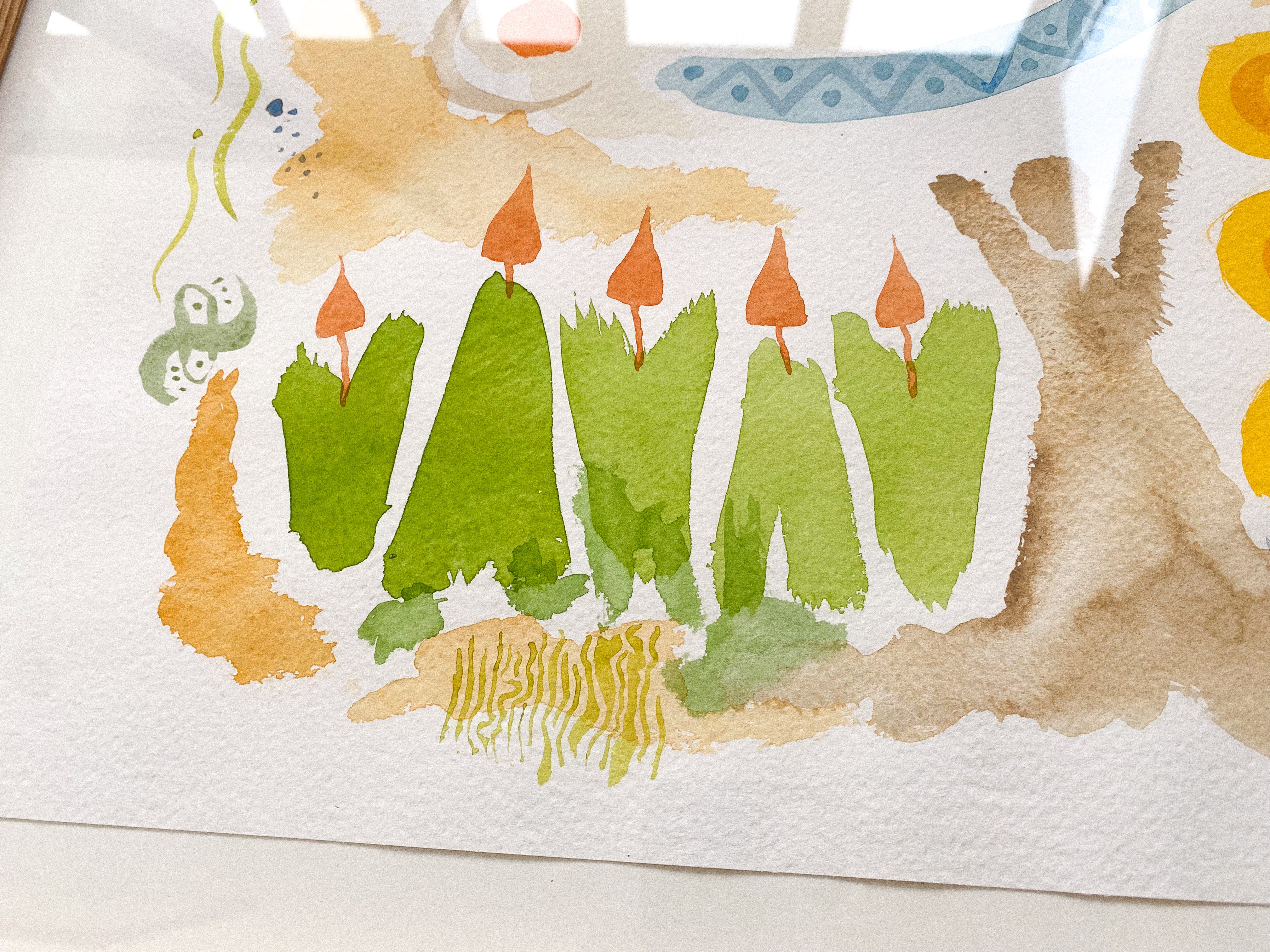 Watercolor on paper (L4)