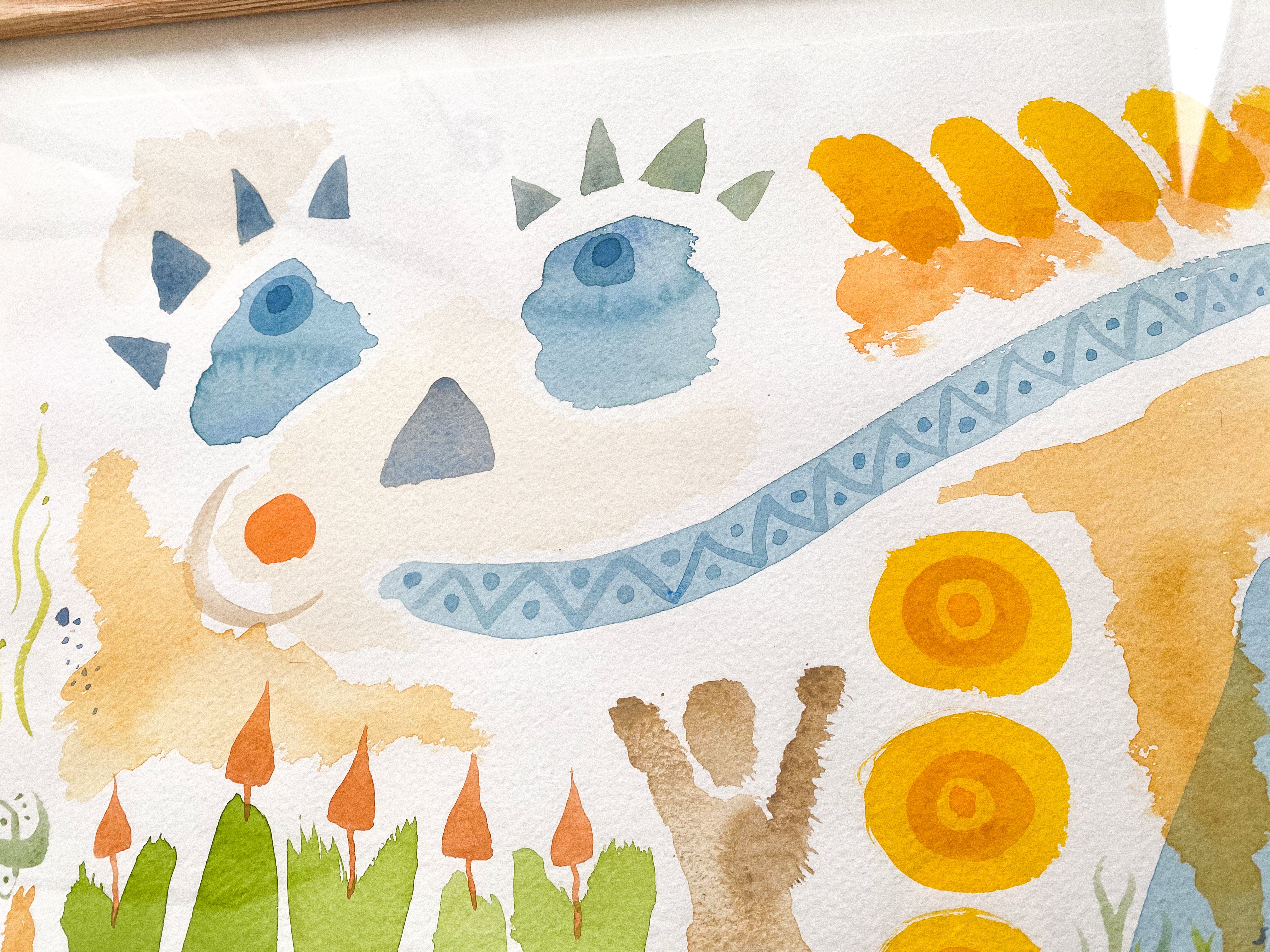 Watercolor on paper (L4)