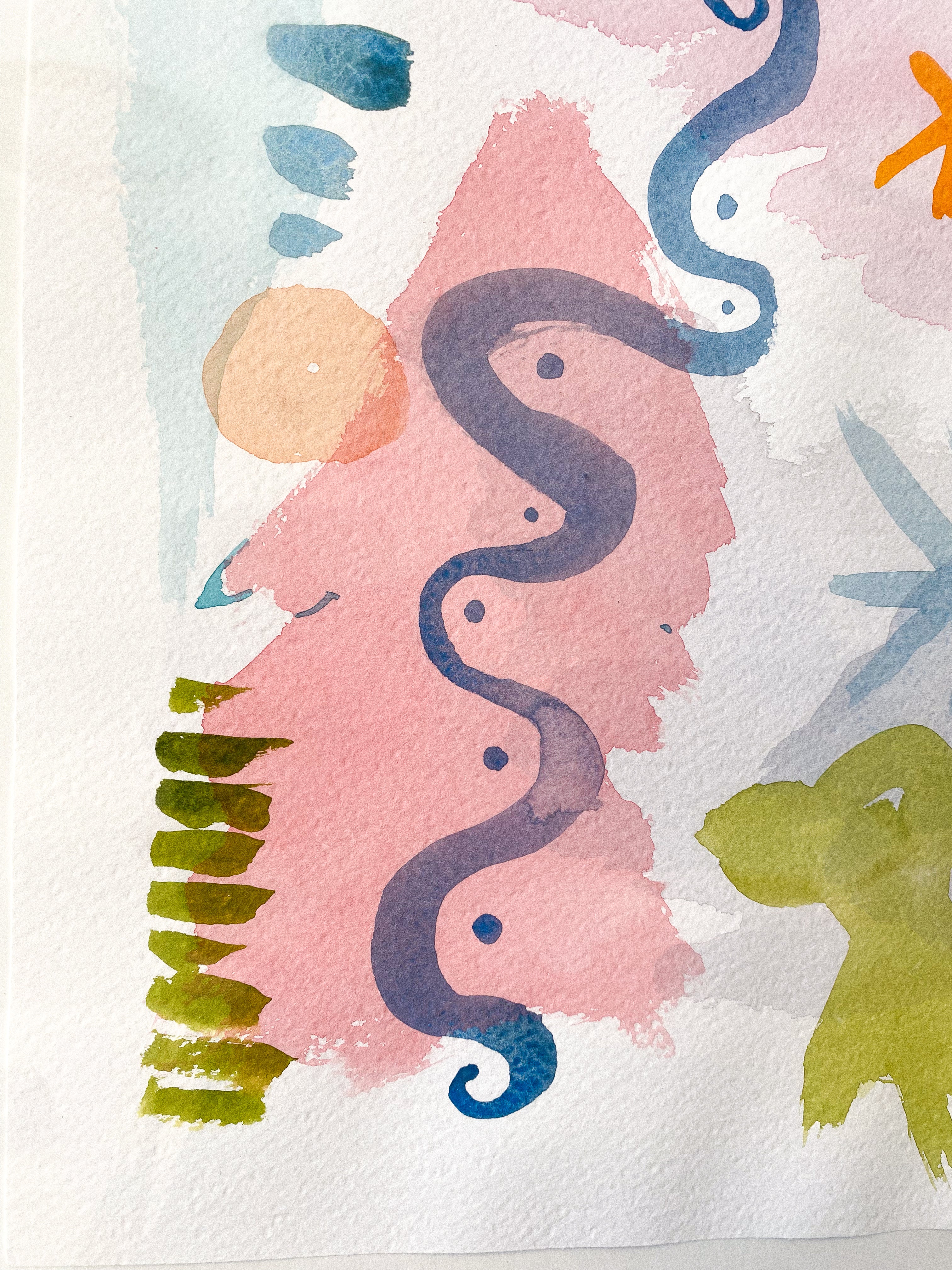 Watercolor on paper (L5)