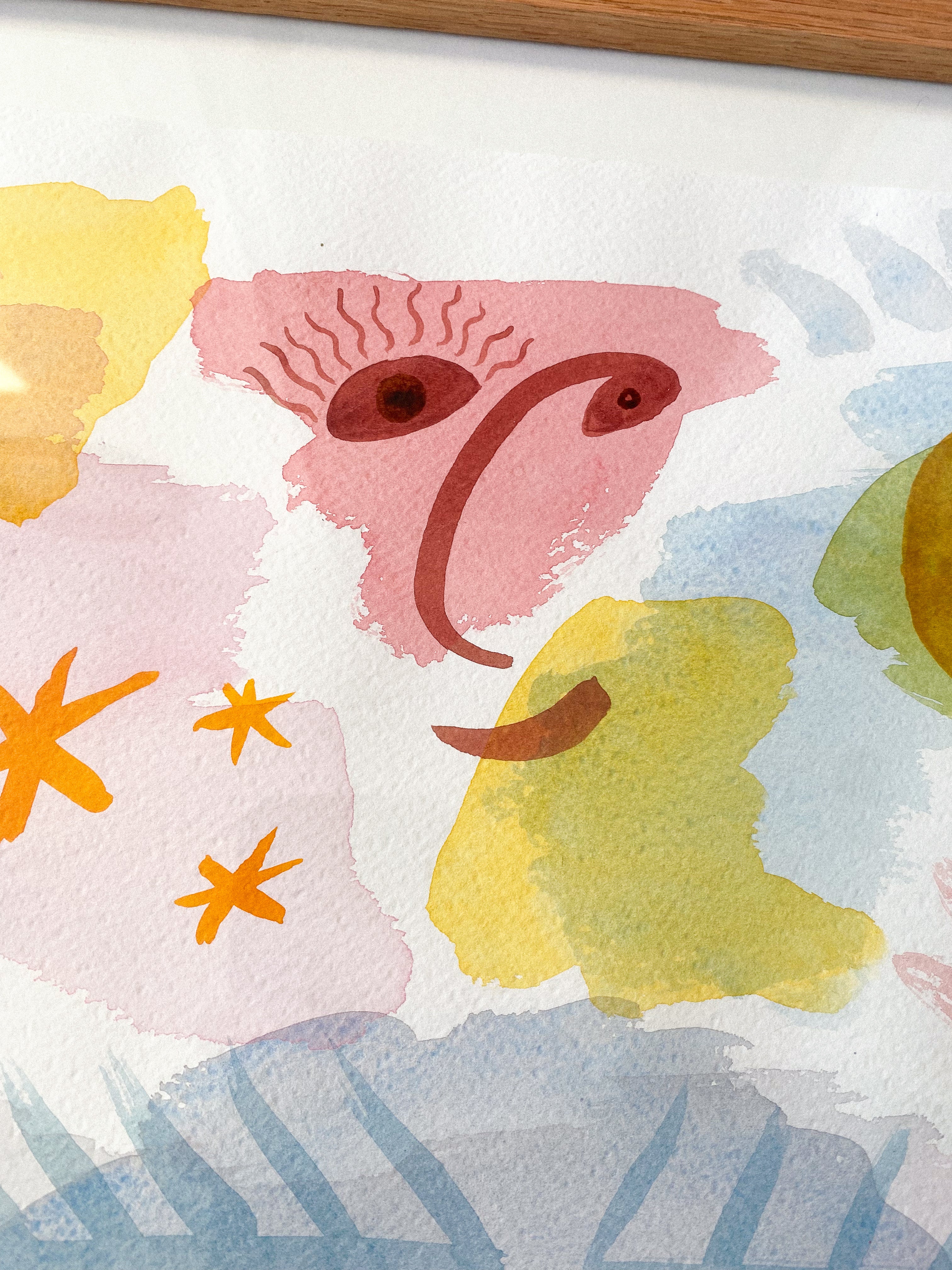 Watercolor on paper (L5)