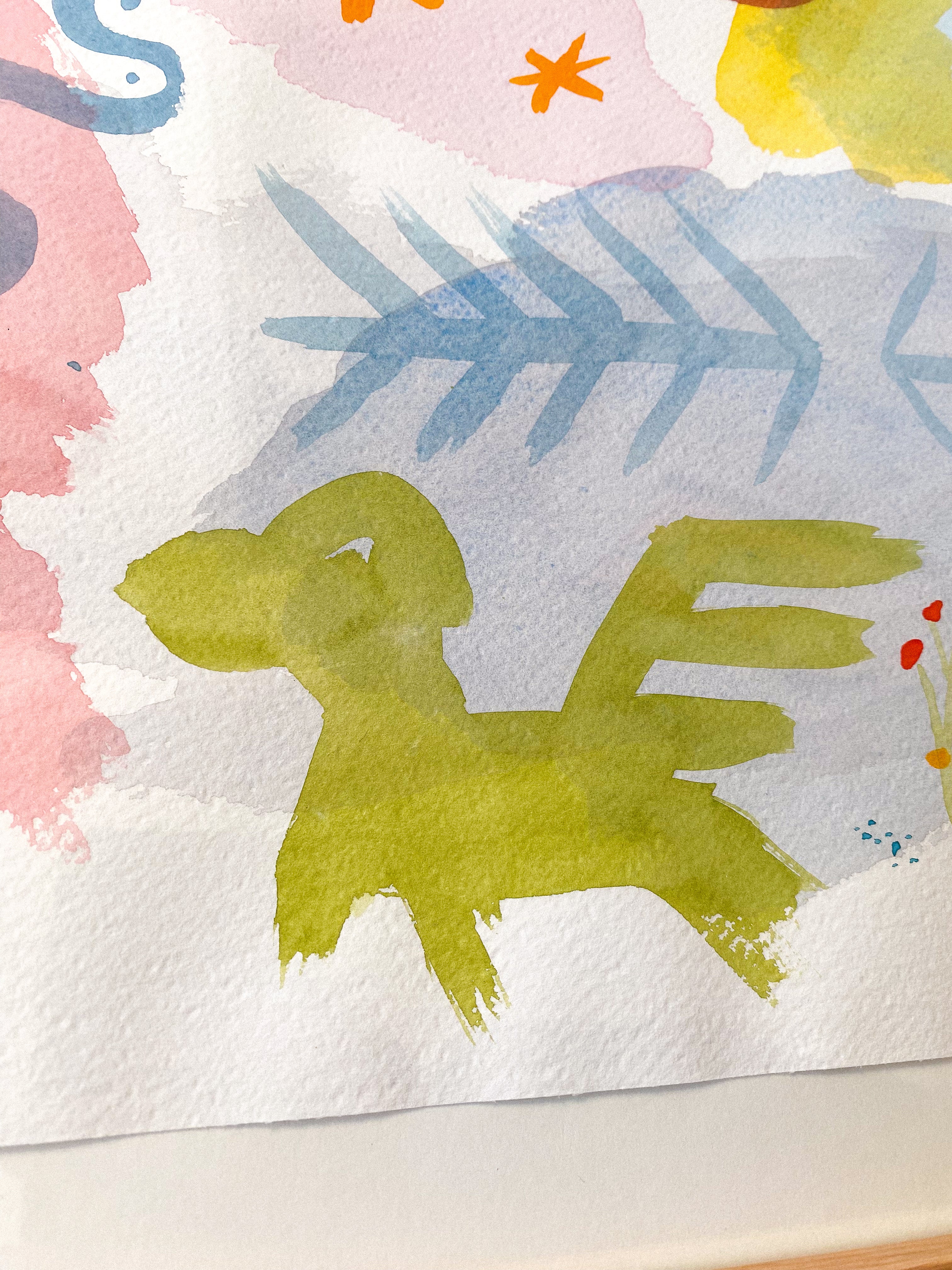 Watercolor on paper (L5)