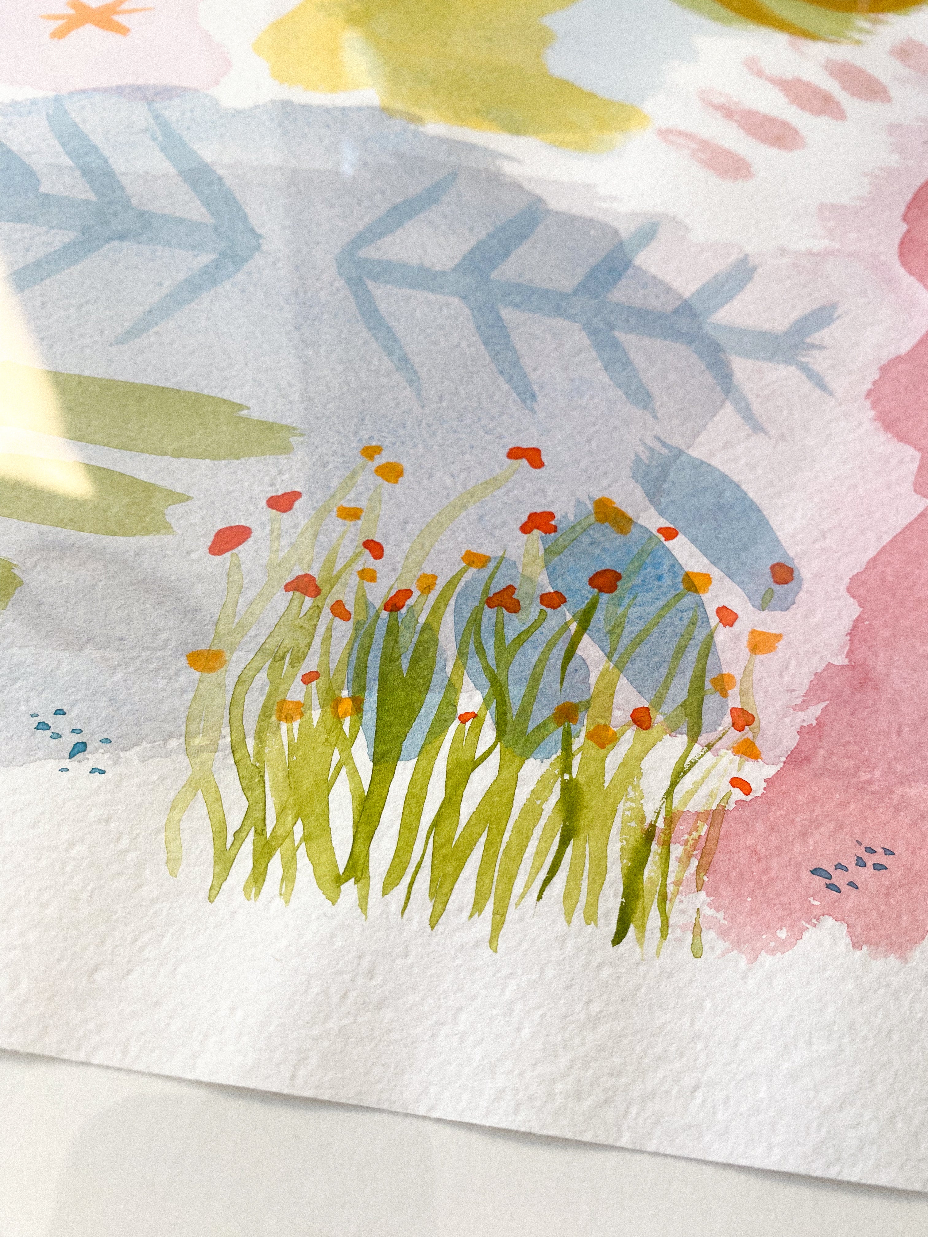 Watercolor on paper (L5)