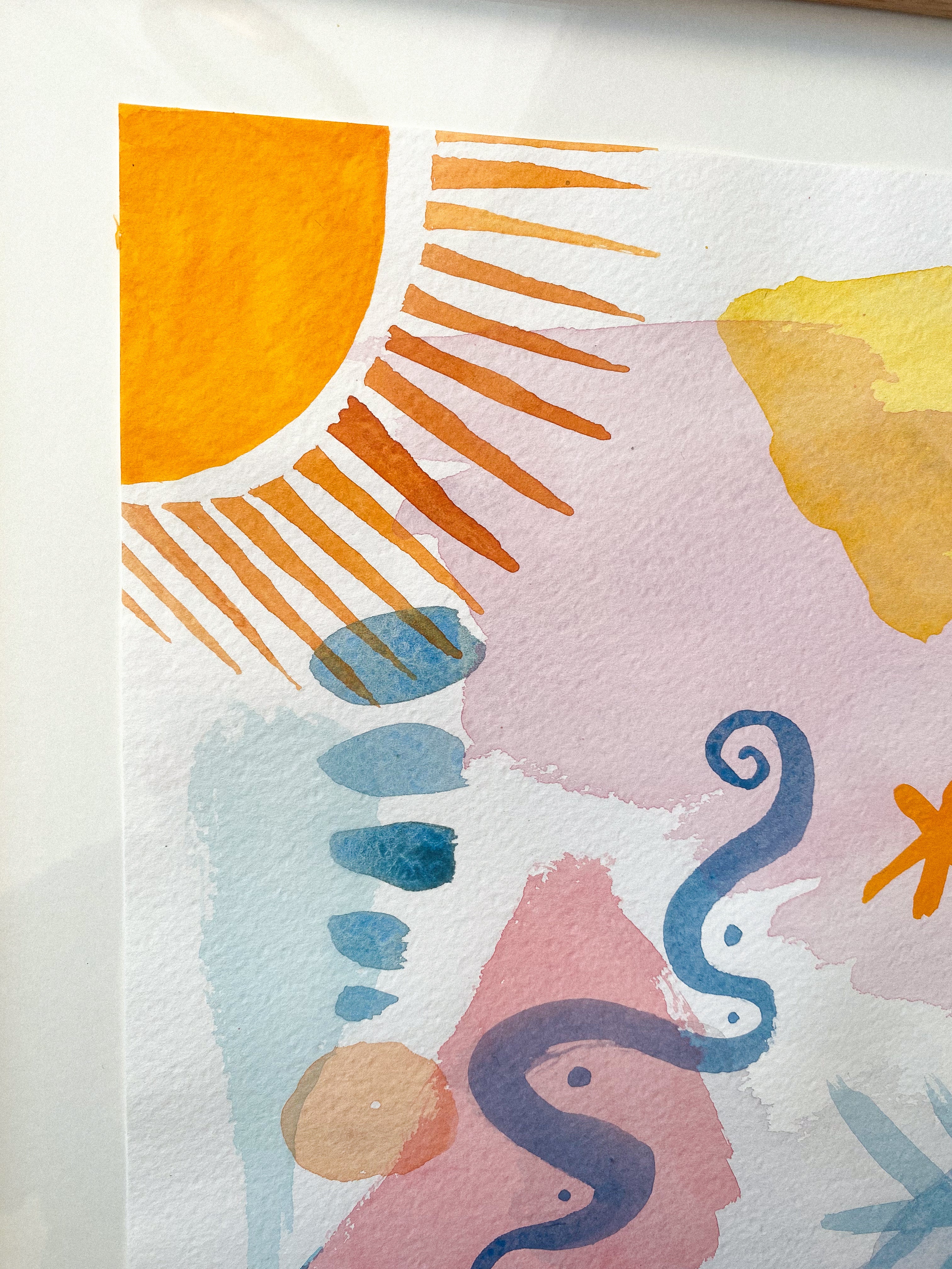 Watercolor on paper (L5)