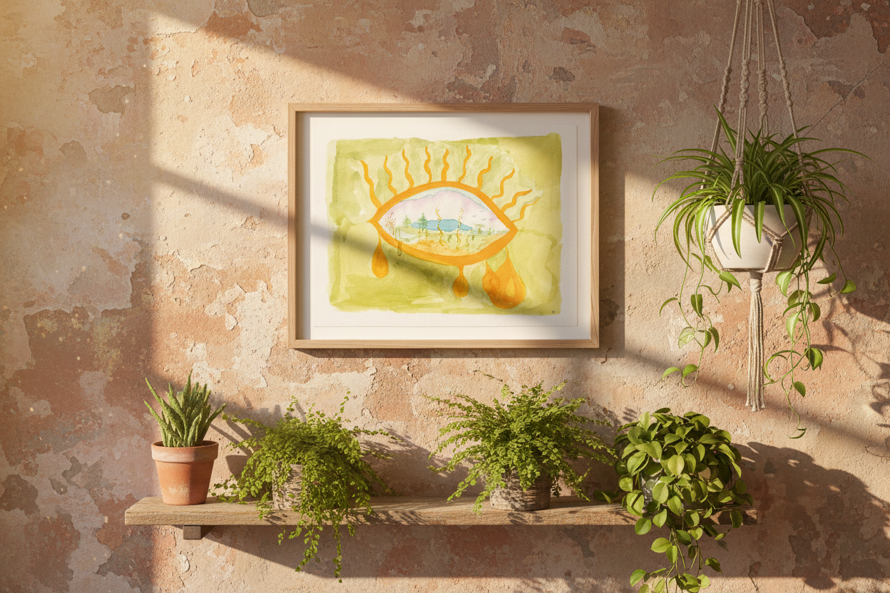 Watercolor on paper (M4)